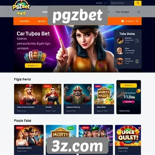 navegação do site pgzbet é intuitiva e eficiente
